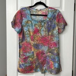 Elan Scrub Top